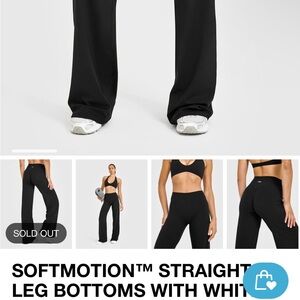 Black Straight Leg Pants